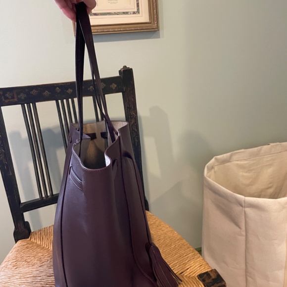 Celine Cabas Phantom Bag Small—Burgundy - Picture 8 of 10